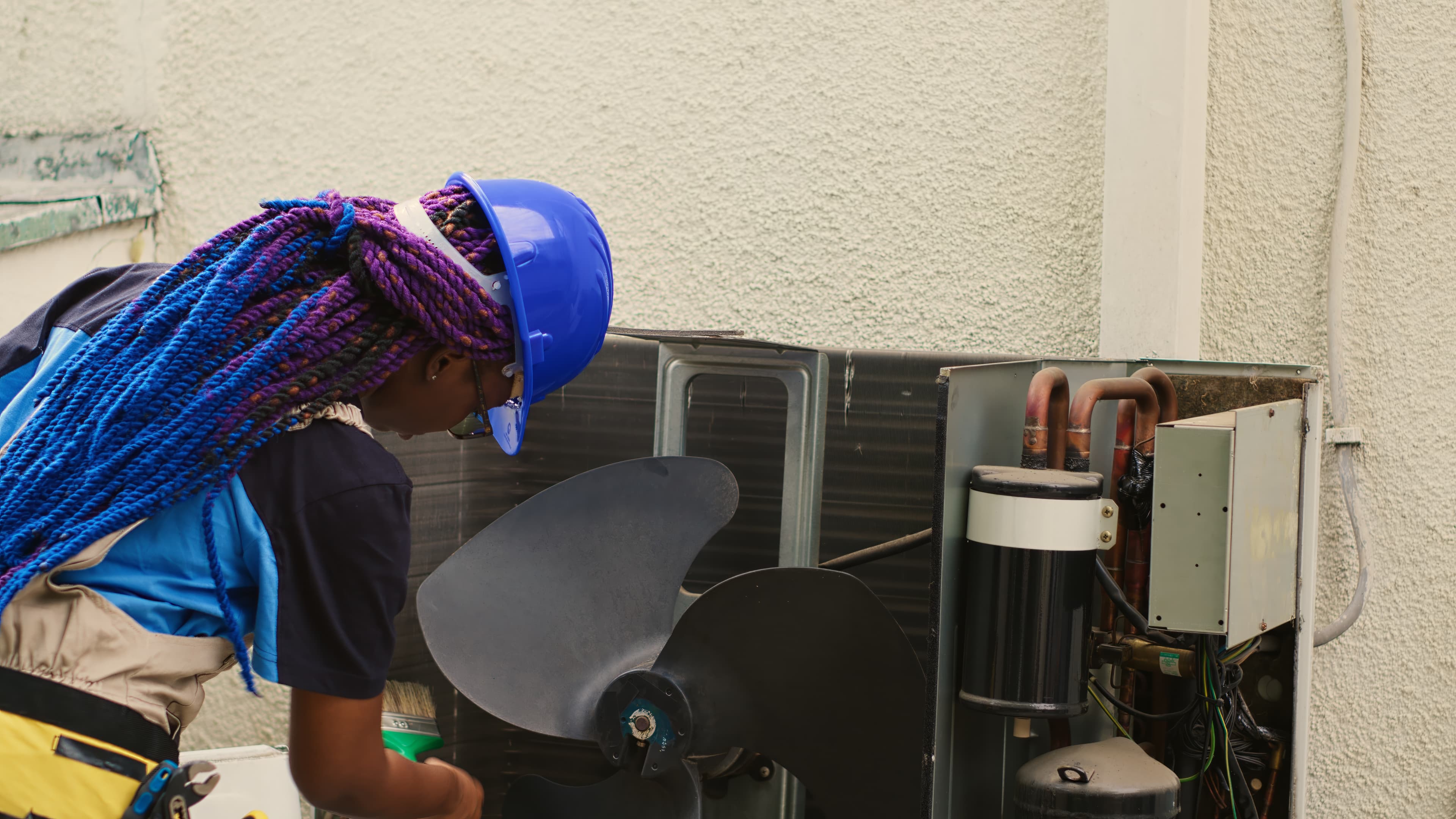 Annual HVAC system routine cleaning